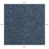 40 x Carpet Tiles 10m2 / Storm Blue