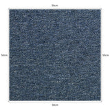 20 x Carpet Tiles 5m2 / Storm Blue