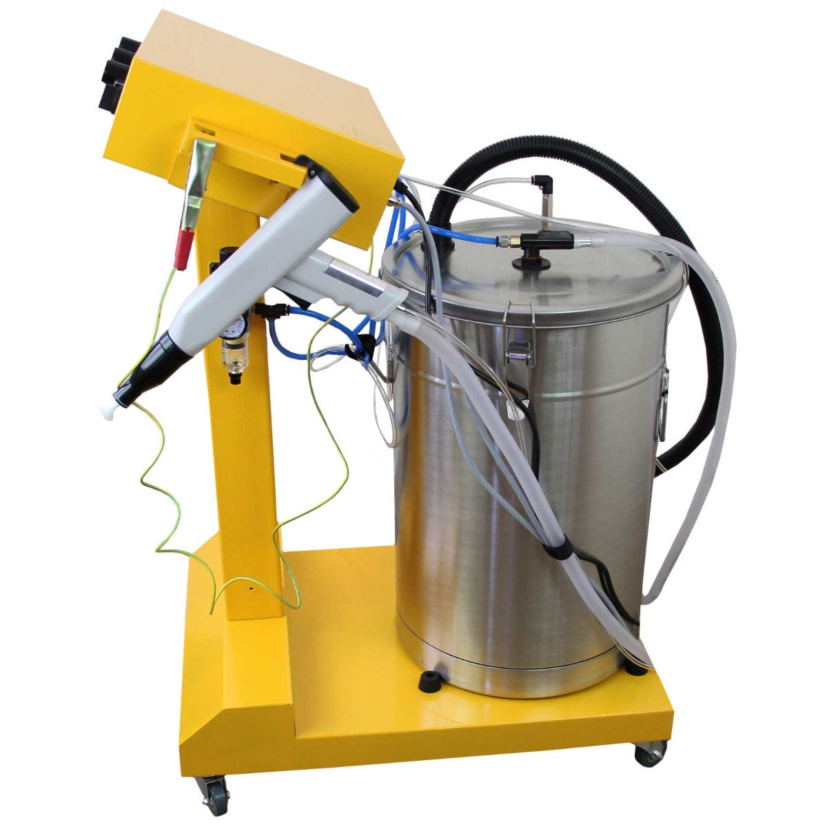 T-Mech Electrostatic Powder Coating Machine & 220L Sandblasting Cabinet