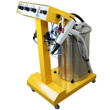 T-Mech Electrostatic Powder Coating Machine & Curing Oven & 220L Sandblasting Cabinet