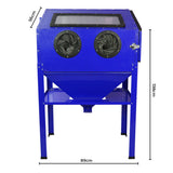 T-Mech Electrostatic Powder Coating Machine & Curing Oven & 220L Sandblasting Cabinet