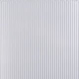 Clear polycarbonate sheet with vertical ribbing, ideal for greenhouse construction, offering durability and light diffusion