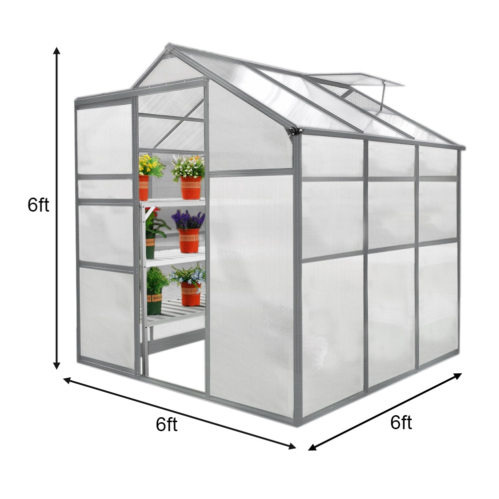 Greenhouse 6ft x 6ft