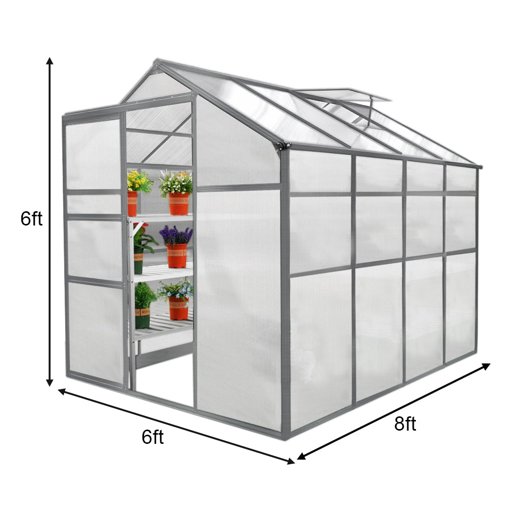 Greenhouse 6ft x 8ft