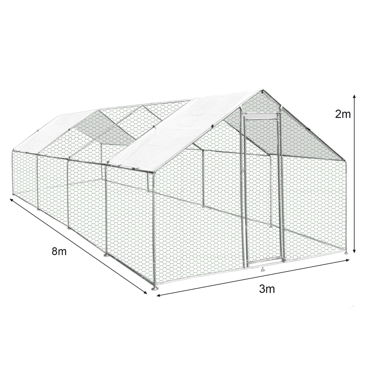 Chicken Run 3m x 8m x 2m