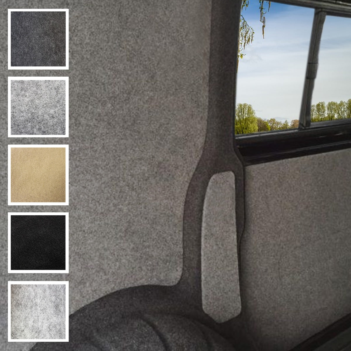 Van Carpet Lining Anthracite Grey