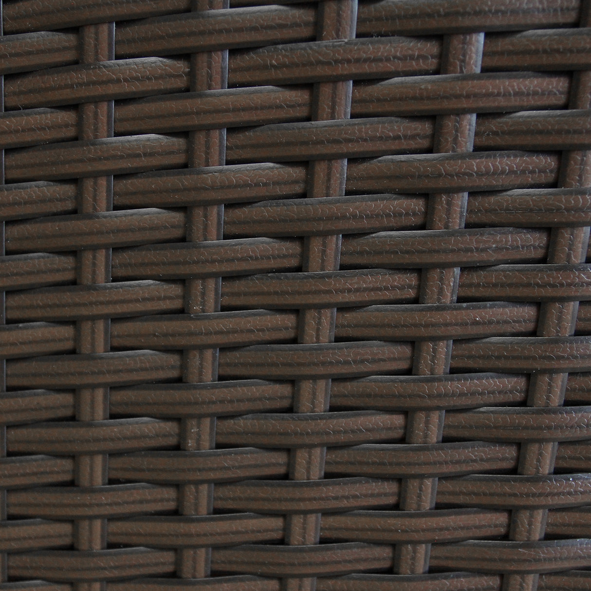 Jardí Rattan Bistro Set Brown