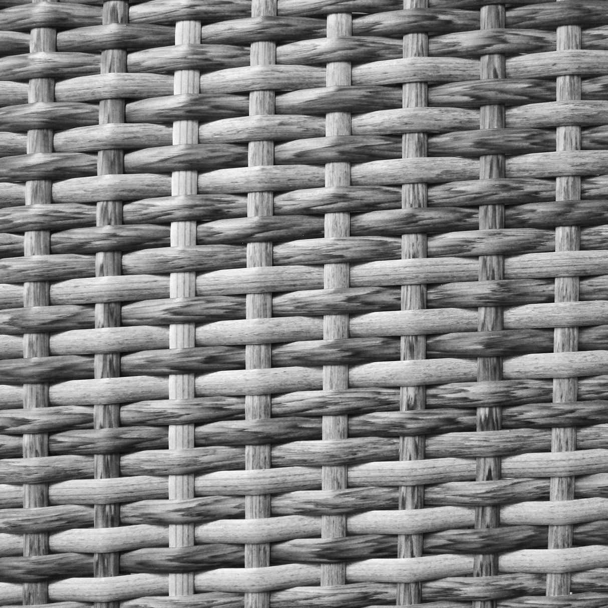 Jardí Rattan Bistro Set Light Grey