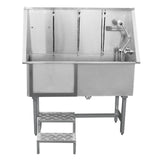 Pet Dog Bath Steel Tub Washing Station 400mm