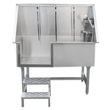 Dog Grooming Bath Steel Pet Wash Station 600mm