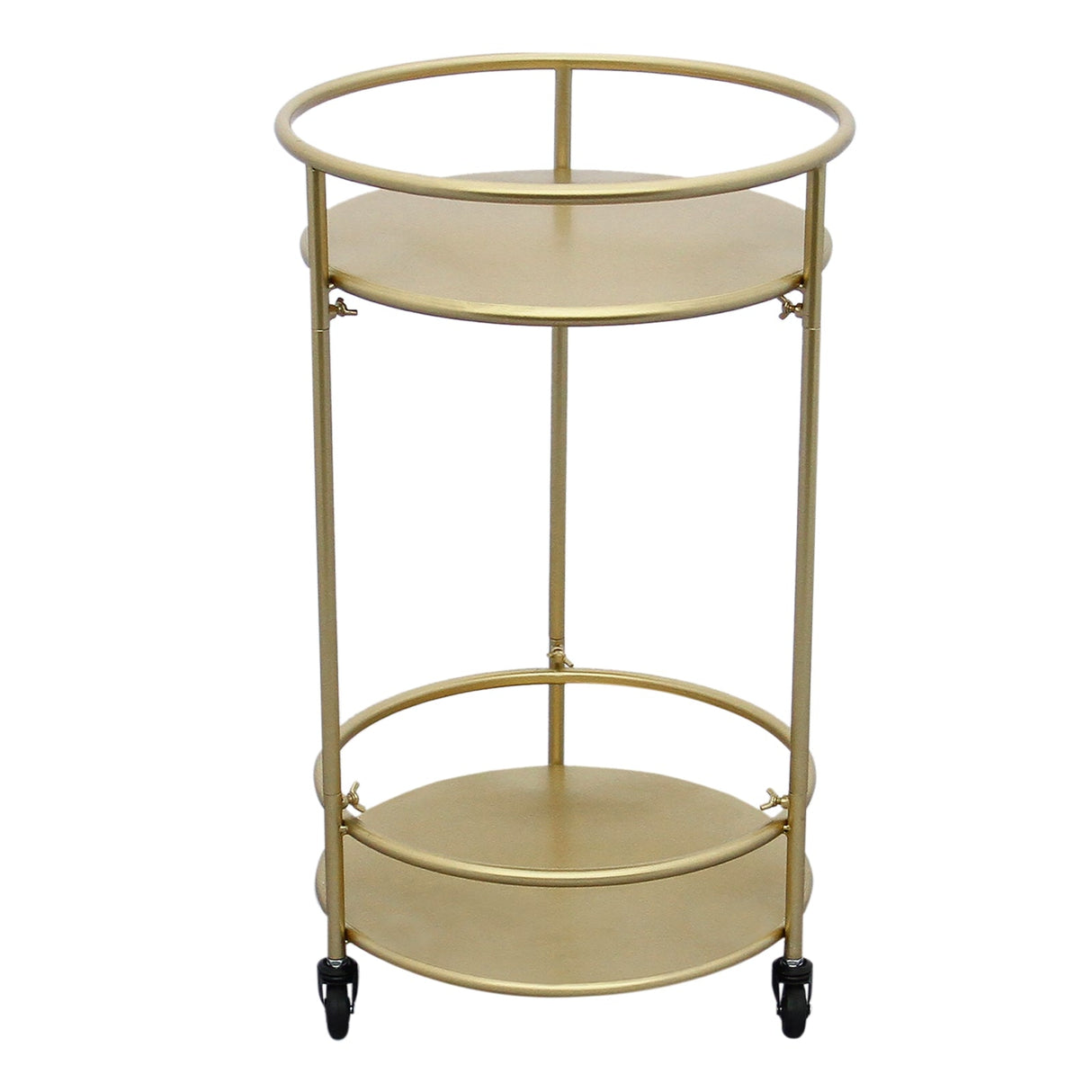 Gold Drinks Trolley Bar Cart - Small