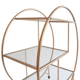 Rose Gold Drinks Trolley Bar Cart - Large