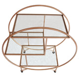 Rose Gold Drinks Trolley Bar Cart - Large