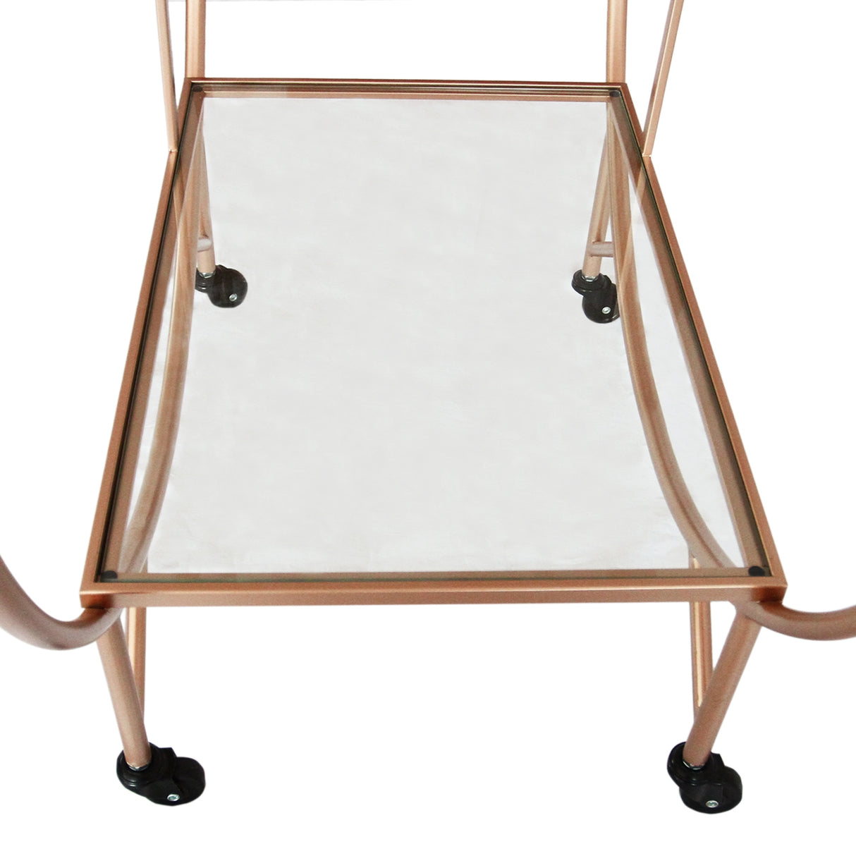 Rose Gold Drinks Trolley Bar Cart - Large