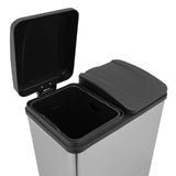 60L Dual Pedal Bin In Stainless Steel