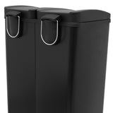 60L Dual Pedal Bin In Black