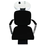 Salon Backwash Chair In Black