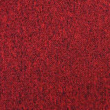 40 x Carpet Tiles 10m2 / Scarlet Red & Charcoal Black