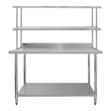5ft Catering Bench With Double Over-Shelf