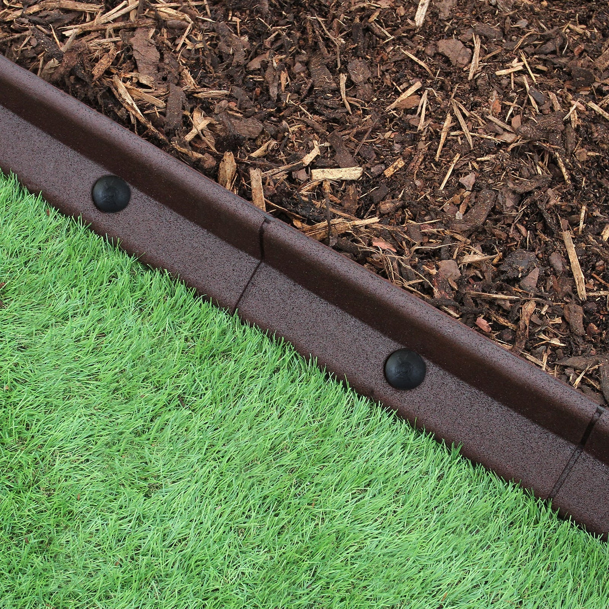 Flexible Lawn Edging Brown 1.2m x 4