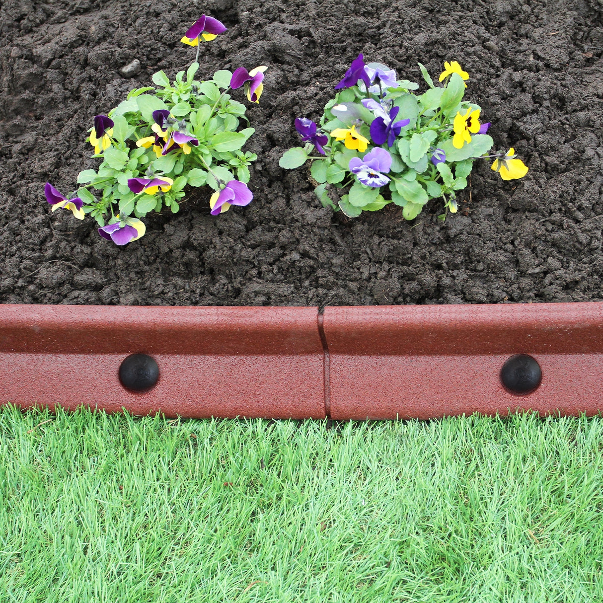 Flexible Lawn Edging Terracotta 1.2m x 16