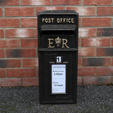 Black Royal Mail Post Box