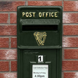 Green Irish Post Box with Stand