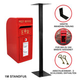 Red Royal Mail Post Box with Stand