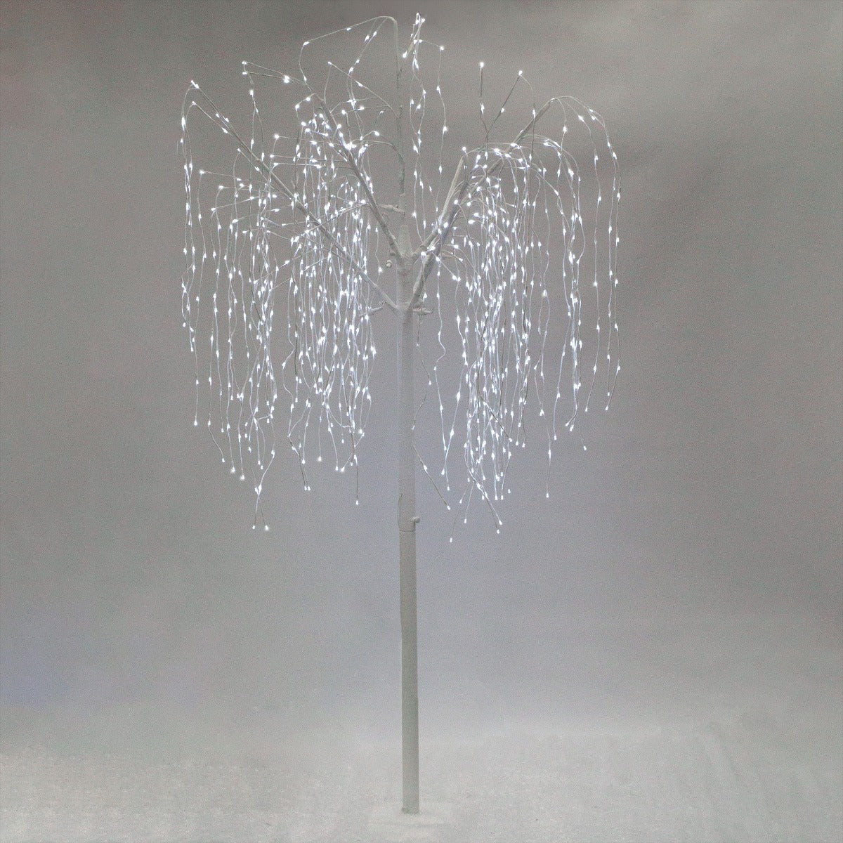 Weeping Willow Tree - 180cm White 400 Warm White LED