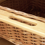 2 x Pull Out Wicker Kitchen Baskets 600mm