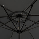 Grey 2.7m LED Tilt Parasol