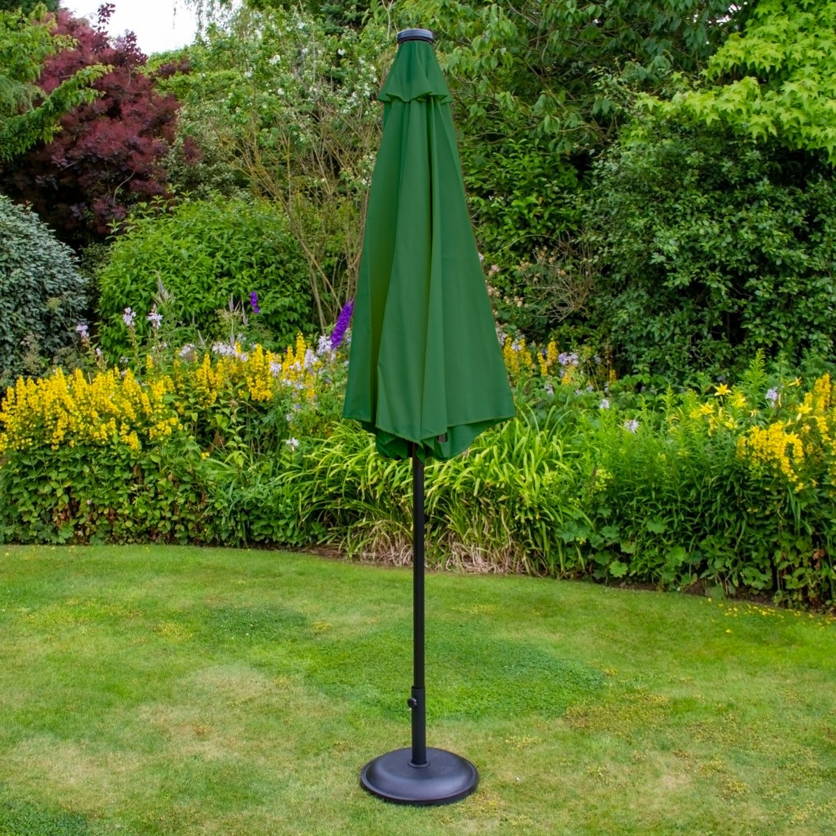 Green 2.7m LED Tilt Parasol