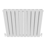 Designer Flat Panel Radiator Gloss White 600mm x 700mm