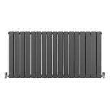 Designer Flat Panel Radiators Anthracite Grey 600mm x 1190mm