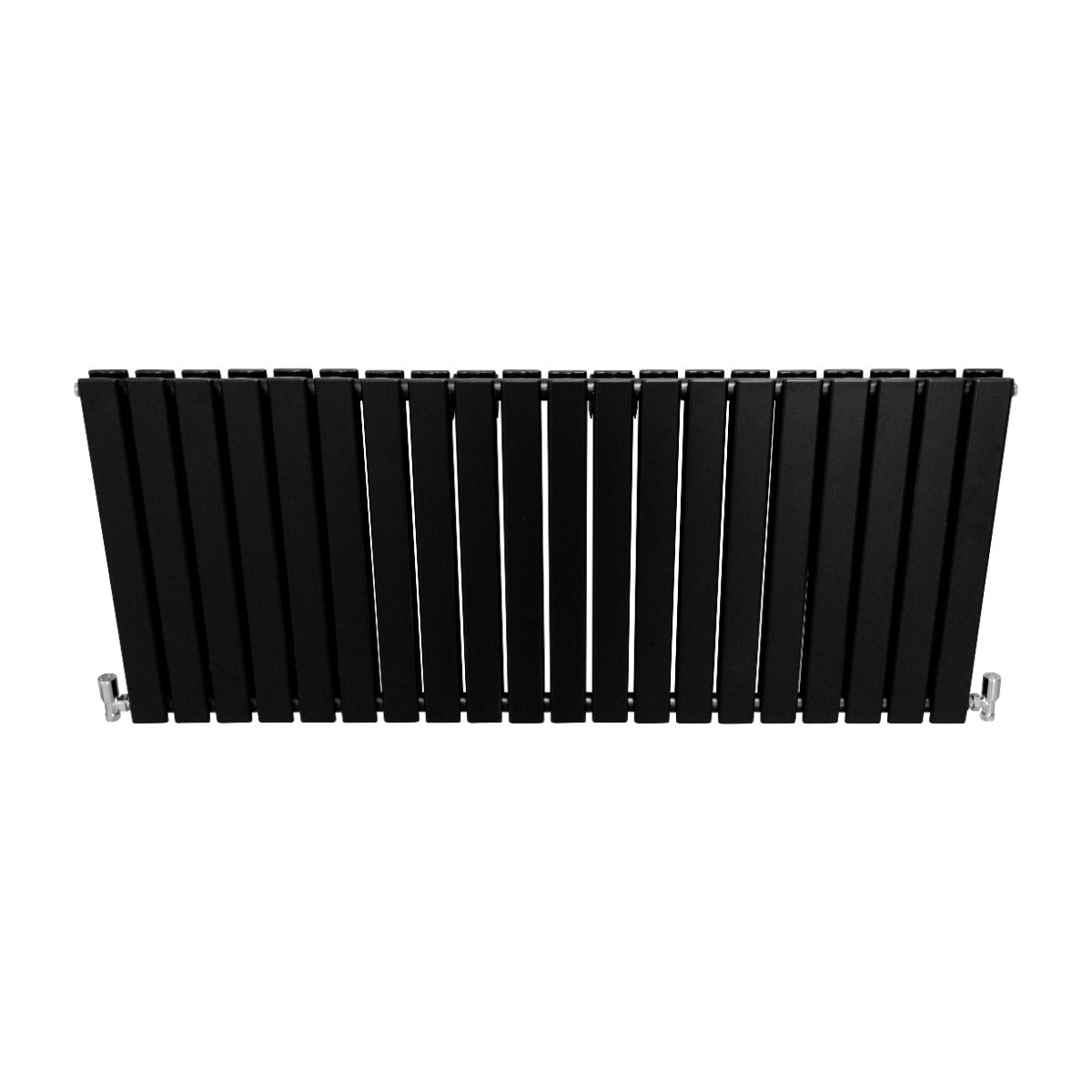 Designer Flat Panel Radiators Matt Black 600mm x 1400mm