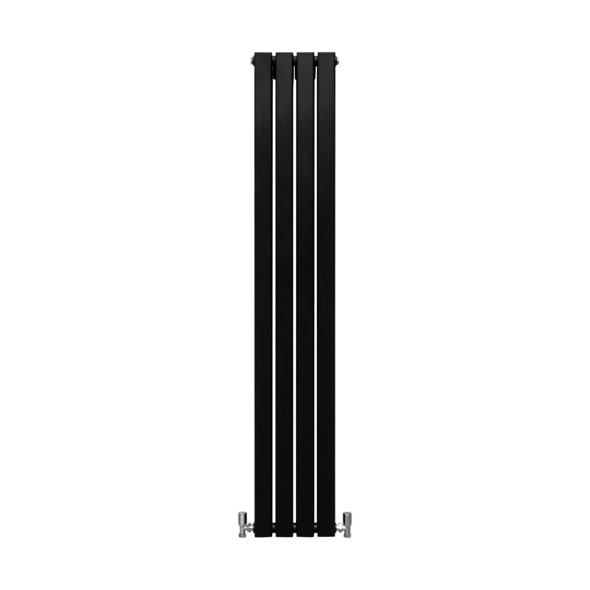 Designer Flat Panel Radiators Matt Black 1600mm x 280mm