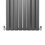 Designer Flat Panel Radiators Anthracite Grey 1600mm x 560mm