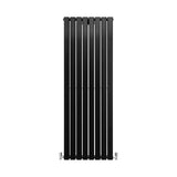 Designer Flat Panel Radiators Matt Black 1600mm x 560mm