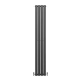 Designer Flat Panel Radiators Anthracite Grey 1800mm x 280mm