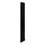 Designer Flat Panel Radiators Matt Black 1800mm x 280mm