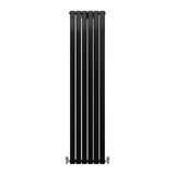 Designer Flat Panel Radiators Matt Black 1800mm x 420mm