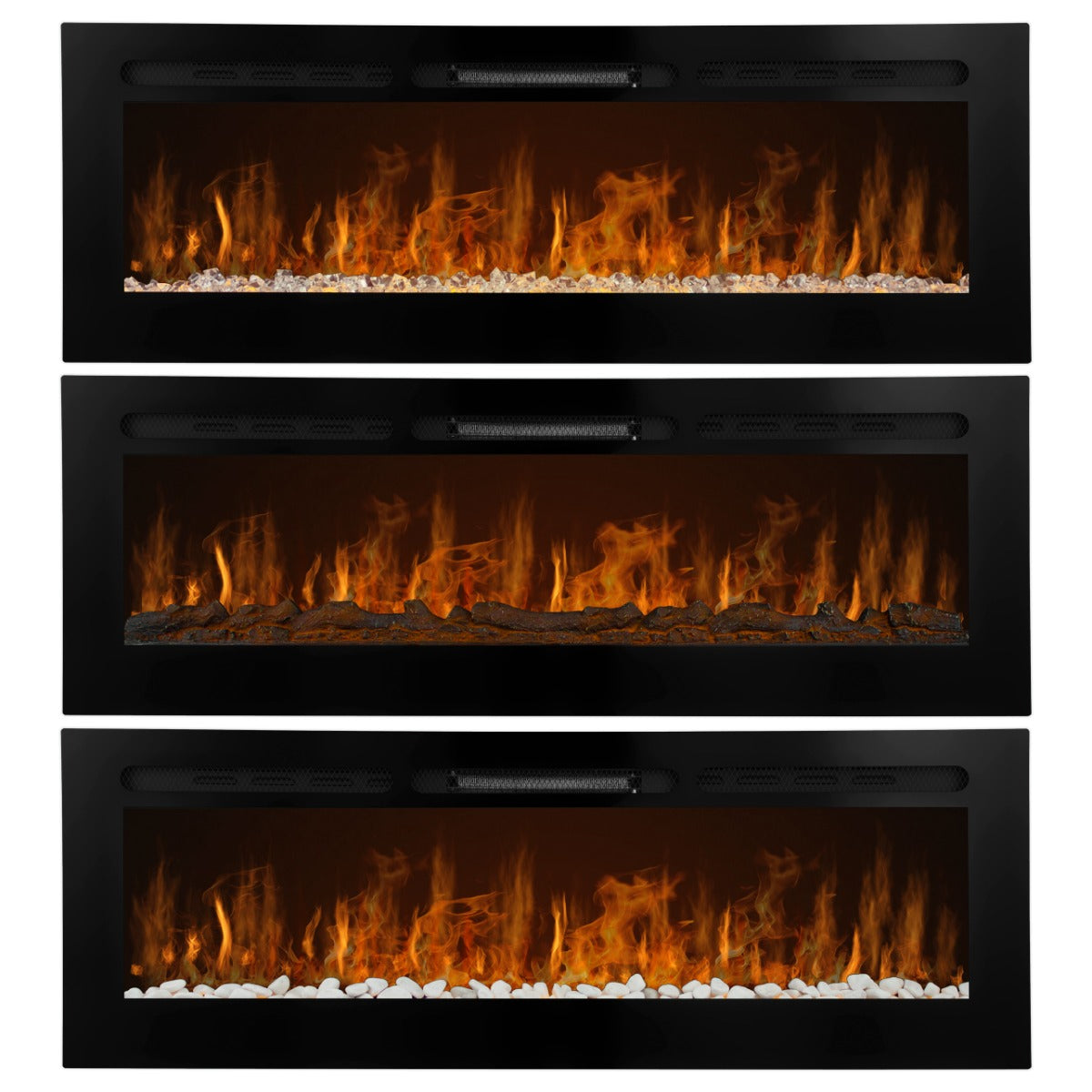 Electric Inset Fireplace 60”