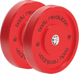 Body Revolution 2 x 25Kg Red Olympic Bumper Plates