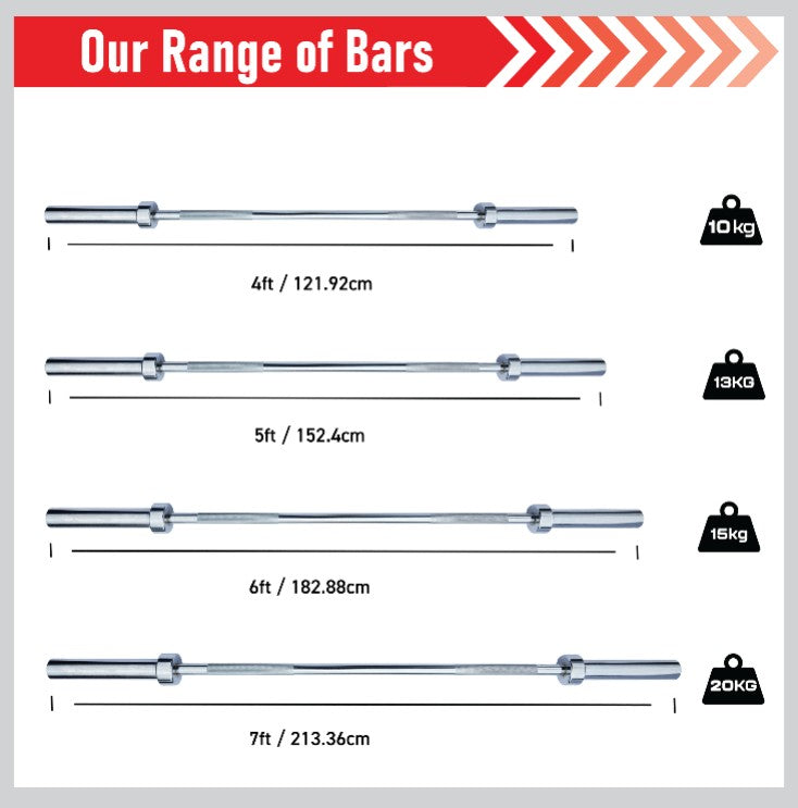 4ft Body Revolution Olympic Barbell Bar
