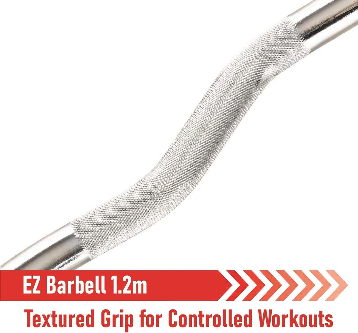 Body Revolution 1.2m EZ Barbell Bar with Spring Collars