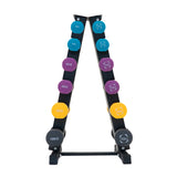 Neoprene Dumbbells Set with Rack