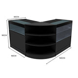 Harmonia LED Shop Counter Set B900, C900 & LM60 - Black