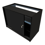 Harmonia LED Shop Counter Set B1200, C1200 & LM60 - Black