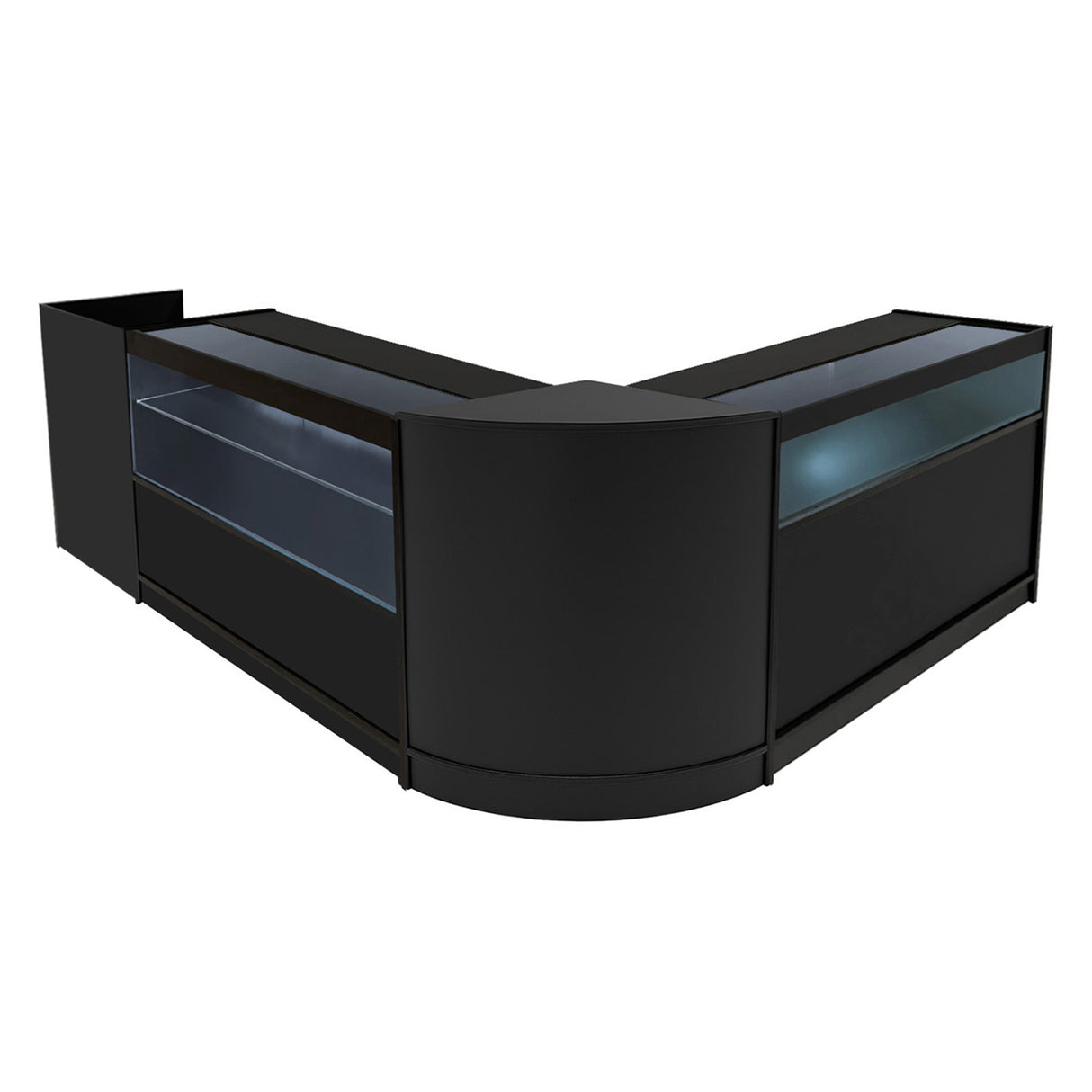 Gravity LED Shop Counter Set B1200, C1200, TB60 &  & CM60 - Black