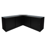 Adonis LED Shop Counter Set B1500, C1500 & CM60 - Black